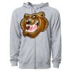 Icon Unisex Lightweight Loopback Terry Full-Zip Hooded Sweatshirt Thumbnail