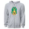 Icon Unisex Lightweight Loopback Terry Full-Zip Hooded Sweatshirt Thumbnail