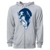 Icon Unisex Lightweight Loopback Terry Full-Zip Hooded Sweatshirt Thumbnail