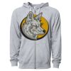 Icon Unisex Lightweight Loopback Terry Full-Zip Hooded Sweatshirt Thumbnail