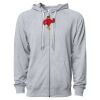 Icon Unisex Lightweight Loopback Terry Full-Zip Hooded Sweatshirt Thumbnail