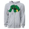 Icon Unisex Lightweight Loopback Terry Full-Zip Hooded Sweatshirt Thumbnail