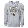 Icon Unisex Lightweight Loopback Terry Full-Zip Hooded Sweatshirt Thumbnail