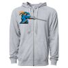 Icon Unisex Lightweight Loopback Terry Full-Zip Hooded Sweatshirt Thumbnail