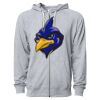 Icon Unisex Lightweight Loopback Terry Full-Zip Hooded Sweatshirt Thumbnail