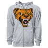 Icon Unisex Lightweight Loopback Terry Full-Zip Hooded Sweatshirt Thumbnail