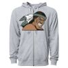 Icon Unisex Lightweight Loopback Terry Full-Zip Hooded Sweatshirt Thumbnail