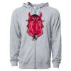 Icon Unisex Lightweight Loopback Terry Full-Zip Hooded Sweatshirt Thumbnail