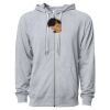 Icon Unisex Lightweight Loopback Terry Full-Zip Hooded Sweatshirt Thumbnail