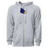 Icon Unisex Lightweight Loopback Terry Full-Zip Hooded Sweatshirt Thumbnail