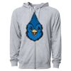 Icon Unisex Lightweight Loopback Terry Full-Zip Hooded Sweatshirt Thumbnail