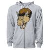 Icon Unisex Lightweight Loopback Terry Full-Zip Hooded Sweatshirt Thumbnail