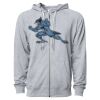 Icon Unisex Lightweight Loopback Terry Full-Zip Hooded Sweatshirt Thumbnail