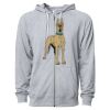 Icon Unisex Lightweight Loopback Terry Full-Zip Hooded Sweatshirt Thumbnail