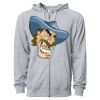 Icon Unisex Lightweight Loopback Terry Full-Zip Hooded Sweatshirt Thumbnail