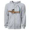 Icon Unisex Lightweight Loopback Terry Full-Zip Hooded Sweatshirt Thumbnail