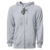 Icon Unisex Lightweight Loopback Terry Full-Zip Hooded Sweatshirt Thumbnail