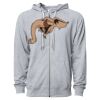 Icon Unisex Lightweight Loopback Terry Full-Zip Hooded Sweatshirt Thumbnail