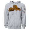 Icon Unisex Lightweight Loopback Terry Full-Zip Hooded Sweatshirt Thumbnail