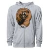 Icon Unisex Lightweight Loopback Terry Full-Zip Hooded Sweatshirt Thumbnail