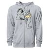 Icon Unisex Lightweight Loopback Terry Full-Zip Hooded Sweatshirt Thumbnail