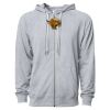 Icon Unisex Lightweight Loopback Terry Full-Zip Hooded Sweatshirt Thumbnail