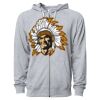 Icon Unisex Lightweight Loopback Terry Full-Zip Hooded Sweatshirt Thumbnail
