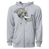 Icon Unisex Lightweight Loopback Terry Full-Zip Hooded Sweatshirt Thumbnail