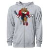 Icon Unisex Lightweight Loopback Terry Full-Zip Hooded Sweatshirt Thumbnail
