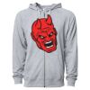 Icon Unisex Lightweight Loopback Terry Full-Zip Hooded Sweatshirt Thumbnail