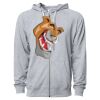 Icon Unisex Lightweight Loopback Terry Full-Zip Hooded Sweatshirt Thumbnail