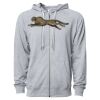 Icon Unisex Lightweight Loopback Terry Full-Zip Hooded Sweatshirt Thumbnail