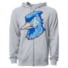 Icon Unisex Lightweight Loopback Terry Full-Zip Hooded Sweatshirt Thumbnail