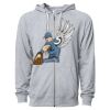 Icon Unisex Lightweight Loopback Terry Full-Zip Hooded Sweatshirt Thumbnail