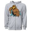 Icon Unisex Lightweight Loopback Terry Full-Zip Hooded Sweatshirt Thumbnail