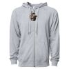 Icon Unisex Lightweight Loopback Terry Full-Zip Hooded Sweatshirt Thumbnail