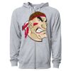 Icon Unisex Lightweight Loopback Terry Full-Zip Hooded Sweatshirt Thumbnail
