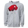 Icon Unisex Lightweight Loopback Terry Full-Zip Hooded Sweatshirt Thumbnail