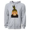 Icon Unisex Lightweight Loopback Terry Full-Zip Hooded Sweatshirt Thumbnail