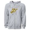 Icon Unisex Lightweight Loopback Terry Full-Zip Hooded Sweatshirt Thumbnail