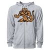 Icon Unisex Lightweight Loopback Terry Full-Zip Hooded Sweatshirt Thumbnail