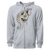 Icon Unisex Lightweight Loopback Terry Full-Zip Hooded Sweatshirt Thumbnail