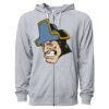 Icon Unisex Lightweight Loopback Terry Full-Zip Hooded Sweatshirt Thumbnail