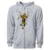 Icon Unisex Lightweight Loopback Terry Full-Zip Hooded Sweatshirt Thumbnail