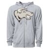 Icon Unisex Lightweight Loopback Terry Full-Zip Hooded Sweatshirt Thumbnail
