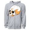 Icon Unisex Lightweight Loopback Terry Full-Zip Hooded Sweatshirt Thumbnail