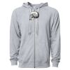 Icon Unisex Lightweight Loopback Terry Full-Zip Hooded Sweatshirt Thumbnail