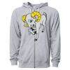 Icon Unisex Lightweight Loopback Terry Full-Zip Hooded Sweatshirt Thumbnail