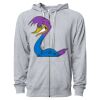 Icon Unisex Lightweight Loopback Terry Full-Zip Hooded Sweatshirt Thumbnail