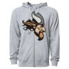Icon Unisex Lightweight Loopback Terry Full-Zip Hooded Sweatshirt Thumbnail